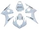 Billige Yamaha YZF R6 Motorrad Verkleidung 2003-2004 - Weiss Schwarz Aufkleber