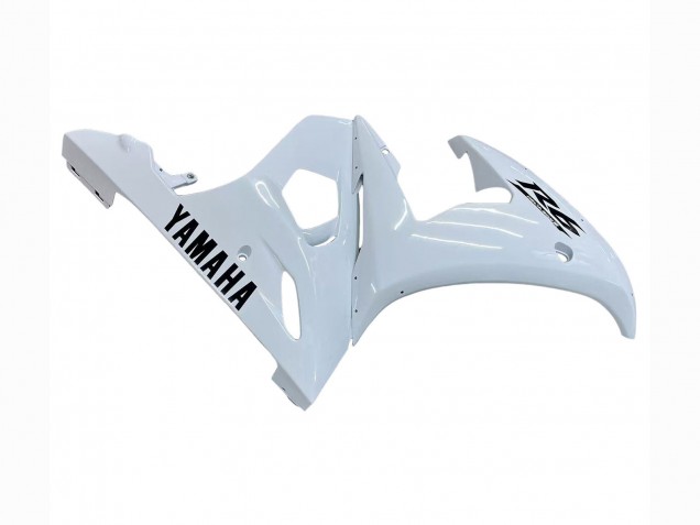 Billige Yamaha YZF R6S Motorrad Verkleidung 2006-2009 - Weiss Schwarz Aufkleber