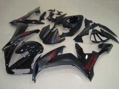 Billige Yamaha YZF R1 Motorrad Verkleidung 2004-2006 - Glanzendes Schwarz Matt Schwarz Rot
