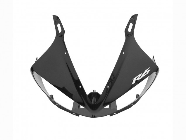 Billige Yamaha YZF R6S Motorrad Verkleidung 2006-2009 - Glanzendes Schwarz Matt Schwarz