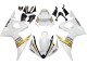 Billige Yamaha YZF R6 Motorrad Verkleidung 2003-2004 - Weiss Gold