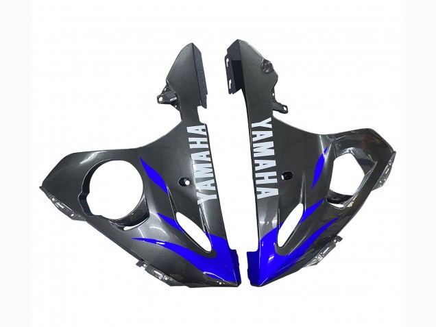 Billige Yamaha YZF 600 R6 Motorrad Verkleidung 2005 - Glanzendes Blau Schwarz
