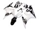 Billige Yamaha YZF 600 R6 Motorrad Verkleidung 2005 - Weiss Schwarz