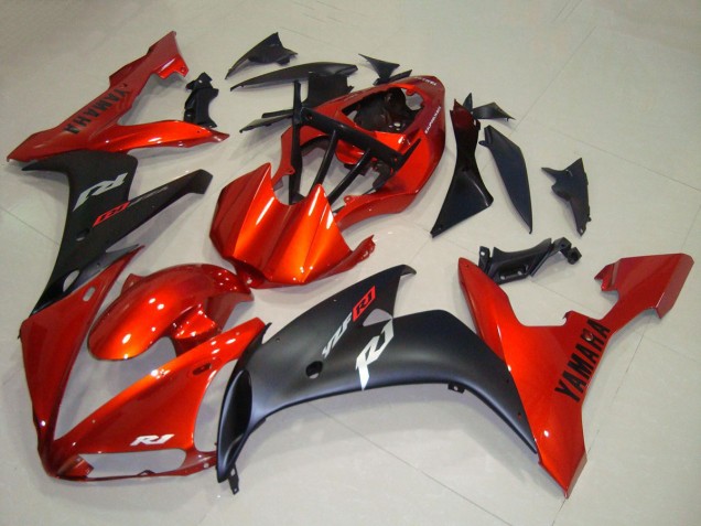 Billige Yamaha YZF R1 Motorrad Verkleidung 2004-2006 - Rot Matt Schwarz