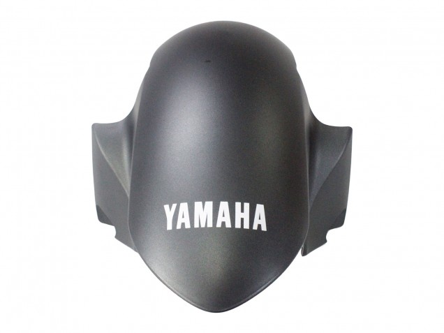 Billige Yamaha YZF 600 R6 Motorrad Verkleidung 2006-2007 - Matt Schwarz Silber Flamme