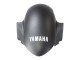 Billige Yamaha YZF 600 R6 Motorrad Verkleidung 2006-2007 - Matt Schwarz Silber Flamme