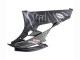 Billige Yamaha YZF 600 R6 Motorrad Verkleidung 2006-2007 - Matt Schwarz Silber Flamme