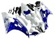 Billige Yamaha YZF 600 R6 Motorrad Verkleidung 2006-2007 - Weiss Blau Jordan