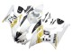 Billige Yamaha YZF 600 R6 Motorrad Verkleidung 2006-2007 - Weiss Gold Schwarz Fiat