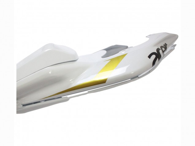Billige Yamaha YZF 600 R6 Motorrad Verkleidung 2006-2007 - Weiss Gold Schwarz Fiat