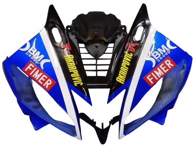 Billige Yamaha YZF 600 R6 Motorrad Verkleidung 2006-2007 - Weiss Blau Schwarz Fimer Volvo Yamalube Sterilgarda