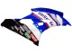Billige Yamaha YZF 600 R6 Motorrad Verkleidung 2006-2007 - Weiss Blau Schwarz Fimer Volvo Yamalube Sterilgarda