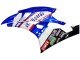 Billige Yamaha YZF 600 R6 Motorrad Verkleidung 2006-2007 - Weiss Blau Schwarz Fimer Volvo Yamalube Sterilgarda