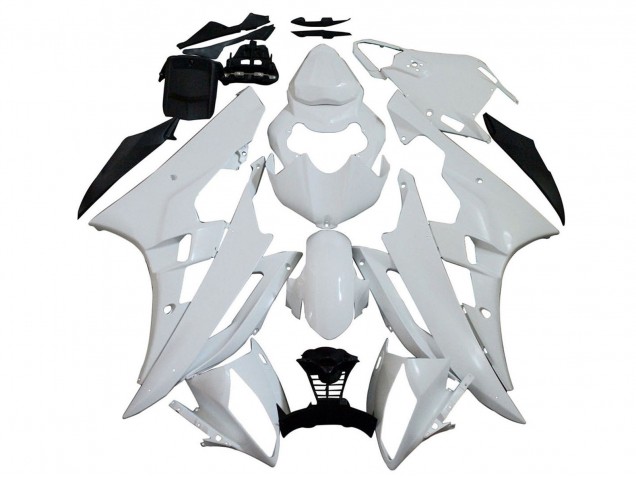 Billige Yamaha YZF 600 R6 Motorrad Verkleidung 2006-2007 - Unbemalt