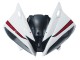 Billige Yamaha YZF 600 R6 Motorrad Verkleidung 2006-2007 - Weiss Rot