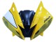 Billige Yamaha YZF 600 R6 Motorrad Verkleidung 2006-2007 - Gelb Weiss Glanzendes Schwarz Motul