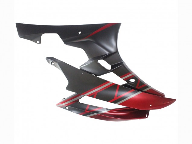 Billige Yamaha YZF 600 R6 Motorrad Verkleidung 2006-2007 - Rot Matt Schwarz