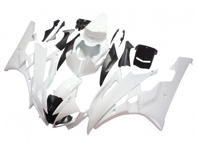 Billige Yamaha YZF 600 R6 Motorrad Verkleidung 2006-2007 - Weiss