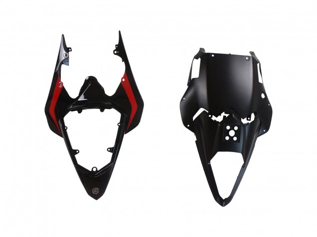 Billige Yamaha YZF 600 R6 Motorrad Verkleidung 2008-2016 - Silber Schwarz Rot Hai 4