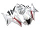 Billige Yamaha YZF 600 R6 Motorrad Verkleidung 2008-2016 - Weiss Rot