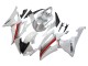 Billige Yamaha YZF 600 R6 Motorrad Verkleidung 2008-2016 - Weiss Rot