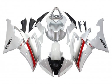 Billige Yamaha YZF 600 R6 Motorrad Verkleidung 2008-2016 - Weiss Rot