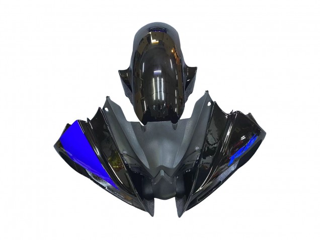 Billige Yamaha YZF 600 R6 Motorrad Verkleidung 2008-2016 - Blau Glanzendes Schwarz