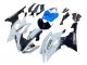 Billige Yamaha YZF 600 R6 Motorrad Verkleidung 2008-2016 - Weiss Blau Glanzendes Schwarz