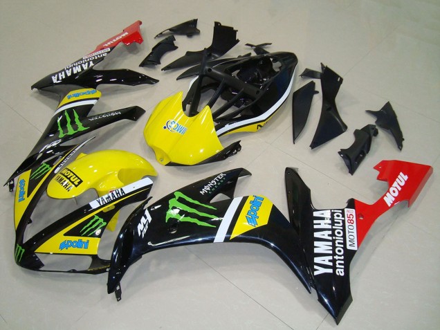 Billige Yamaha YZF R1 Motorrad Verkleidung 2004-2006 - Gelb Weiss Schwarz Rot Grun Monster Rot Weiss Motul