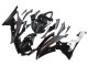 Billige Yamaha YZF 600 R6 Motorrad Verkleidung 2008-2016 - Glanzendes Schwarz Matt Schwarz