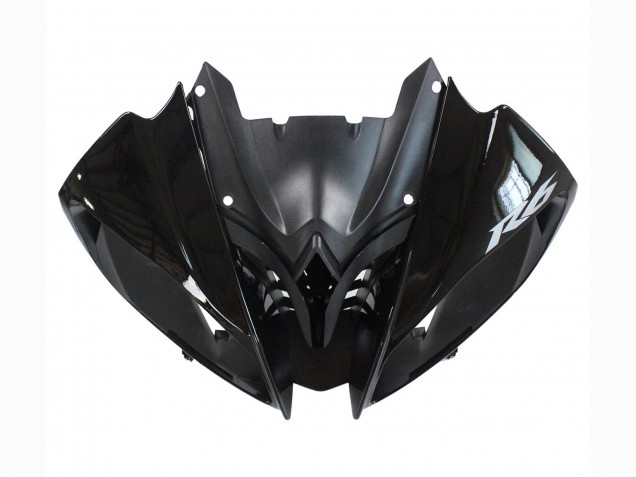 Billige Yamaha YZF 600 R6 Motorrad Verkleidung 2008-2016 - Glanzendes Schwarz Matt Schwarz