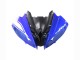 Billige Yamaha YZF 600 R6 Motorrad Verkleidung 2008-2016 - Weiss Blau Glanzendes Schwarz