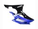 Billige Yamaha YZF 600 R6 Motorrad Verkleidung 2008-2016 - Weiss Blau Glanzendes Schwarz