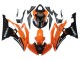 Billige Yamaha YZF 600 R6 Motorrad Verkleidung 2008-2016 - Orange Schwarz
