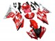 Billige Yamaha YZF 600 R6 Motorrad Verkleidung 2008-2016 - Weiss Rot Schwarz Fiat Acer