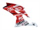 Billige Yamaha YZF 600 R6 Motorrad Verkleidung 2008-2016 - Weiss Rot Schwarz Fiat Acer