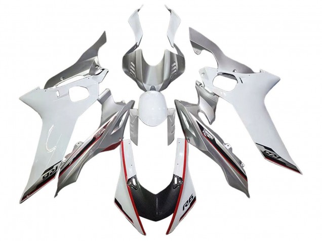 Billige Yamaha YZF 600 R6 Motorrad Verkleidung 2017-2023 - Silber Weiss Rot Schwarz