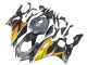 Billige Yamaha YZF 600 R6 Motorrad Verkleidung 2017-2023 - Gold Schwarz Carbonfaser