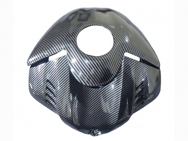 Billige Yamaha YZF 600 R6 Motorrad Verkleidung 2017-2023 - Gold Schwarz Carbonfaser