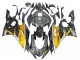 Billige Yamaha YZF 600 R6 Motorrad Verkleidung 2017-2023 - Gold Schwarz Carbonfaser