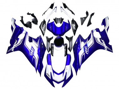 Billige Yamaha YZF 600 R6 Motorrad Verkleidung 2017-2025 - Weiss Blau