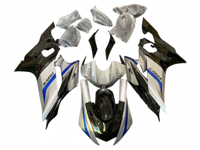 Billige Yamaha YZF 600 R6 Motorrad Verkleidung 2017-2023 - Silber Blau Schwarz