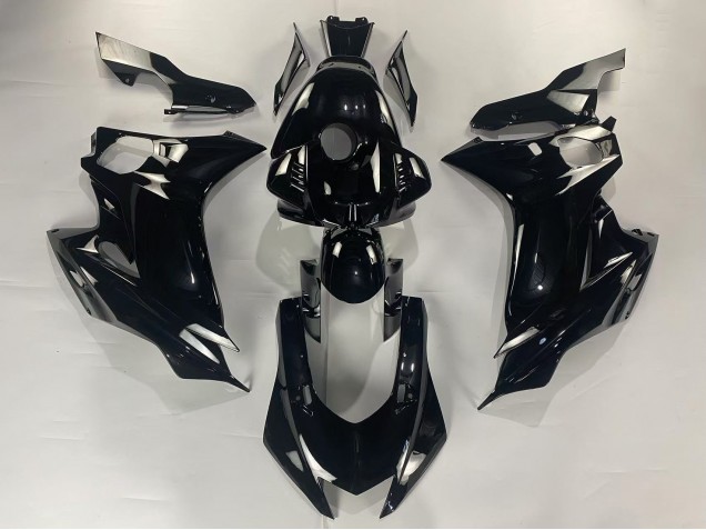 Billige Yamaha YZF 600 R6 Motorrad Verkleidung 2017-2023 - Glanzendes Schwarz