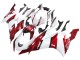 Billige Yamaha YZF 600 R6 Motorrad Verkleidung 2017-2025 - Weiss Rot Schwarz