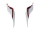 Billige Yamaha YZF 600 R6 Motorrad Verkleidung 2017-2025 - Weiss Rot Schwarz
