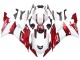 Billige Yamaha YZF 600 R6 Motorrad Verkleidung 2017-2025 - Weiss Rot Schwarz