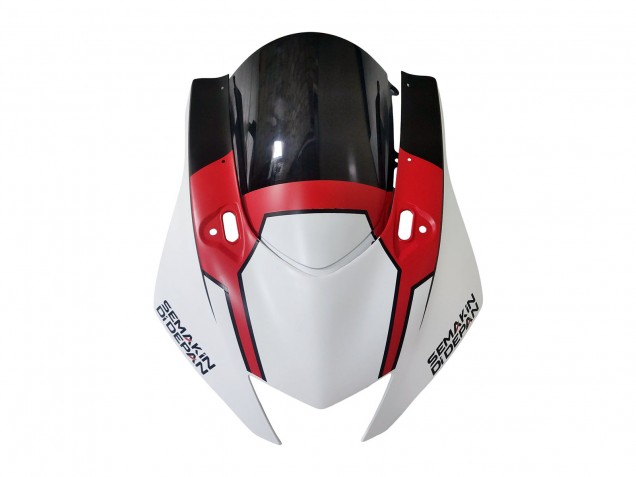 Billige Yamaha YZF 600 R6 Motorrad Verkleidung 2017-2025 - Weiss Rot Schwarz Semakin Didepan
