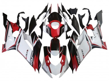 Billige Yamaha YZF 600 R6 Motorrad Verkleidung 2017-2025 - Weiss Rot Schwarz Semakin Didepan