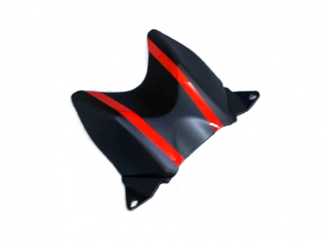 Billige Honda CBR250RR Motorrad Verkleidung 2011-2015 - Matt Schwarz Rot Streifen