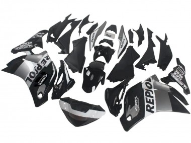 Billige Honda CBR250RR Motorrad Verkleidung 2011-2015 - Silber Weiss Glanzendes Schwarz Repsol
